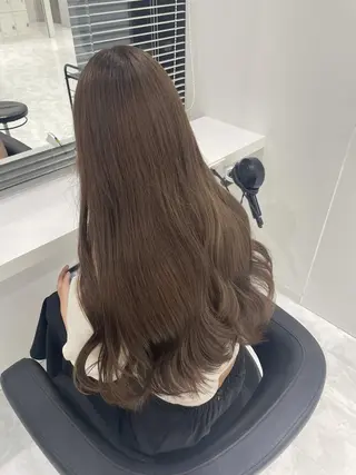 カラー 銀座DISCO🧸 透明感ブラウン🧸のヘアスタイル