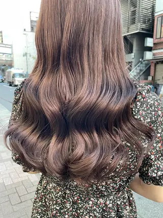 ロング カラー ニュアンスネイル/ ボブ/まちゃこのヘアスタイル