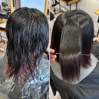 セミロング affect 上大岡所属・《髪質改善・縮毛矯正 /ブリーチ》坂本爽のヘアスタイル