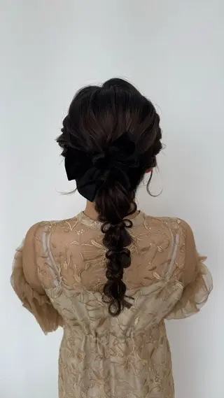 ロング ヘアアレンジ カラー/ヘアセット Nanami💗のヘアスタイル