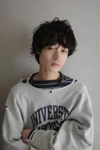 パーマ 💫パーマモデル募集 河野瑠太のヘアスタイル