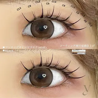 マツエク・マツパ 𝐧𝐞𝐨𝐧新宿 ❤️𝐀𝐲𝐚のマツエク・マツパデザイン