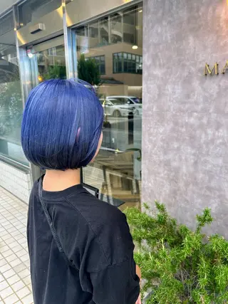 ショート カラー 💫ブリーチカラー 鈴木美菜実💫のヘアスタイル