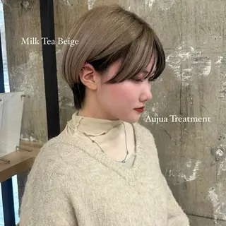 ショート カラー nanami ￤髪質改善￤レイヤーのヘアスタイル