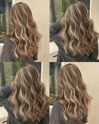 ロング カラー ヘアアレンジ Dimo＆所属・ハイライトカラー /ダイスケのヘアスタイル