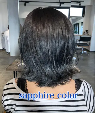 カラー ハイトーン/レイヤー /ケアブリーチ石川治のヘアスタイル