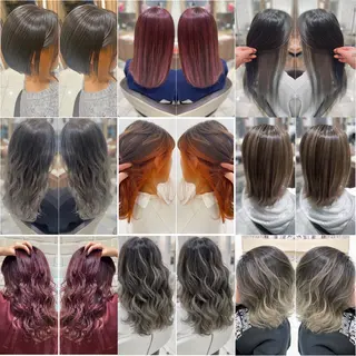 カラー パーマ ヘアアレンジ 全席個室　暖色カラー Zina松園優香🌸のヘアスタイル