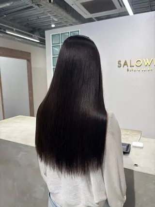 ロング カラー 吉澤 愛心のヘアスタイル