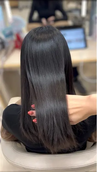 ロング パーマ 🧸ベージュ カラー🧸ゆいなのヘアスタイル