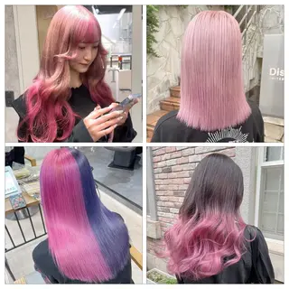 カラー 艶髪ハイトーン /RYUUKI/栄のヘアスタイル