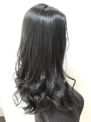 セミロング カラー OFF YUYAのヘアスタイル