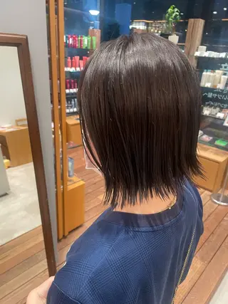 ミディアム 安藤萌栞 ／カットモデル募集のヘアスタイル