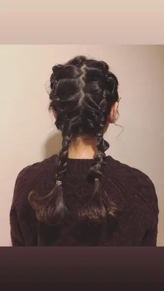 ロング カラー ⚪️ISHIZUKA AOI⚪️のヘアスタイル