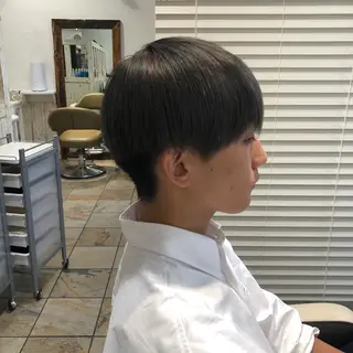 ショート カラー パーマ メンズ メンズサロン💈 吉岡陽【中野】のヘアスタイル