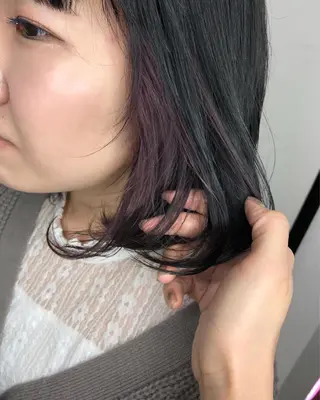ミディアム カラー 西山梨々【12/1〜 産休を頂きます🎀】のヘアスタイル