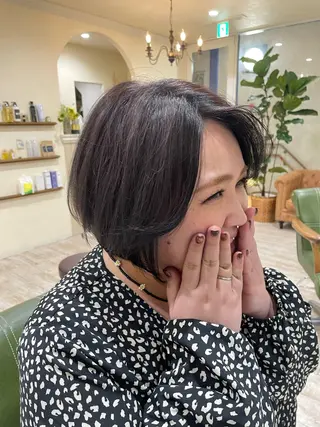 ショート カラー 新越谷/ボブ 店長shoukiのヘアスタイル