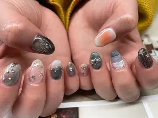 ミディアム écrin所属・kouno megumiのネイルデザイン