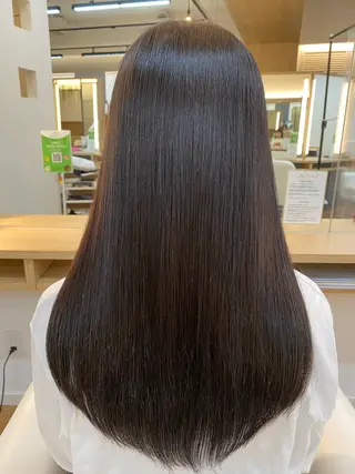 ロング 髪質改善/縮毛矯正✨ 白石ゆいのヘアスタイル