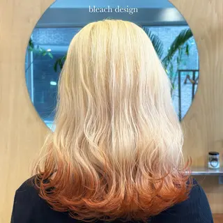 ミディアム カラー 🌈艶ハイトーン🌈 心を込めます🤝涼介のヘアスタイル
