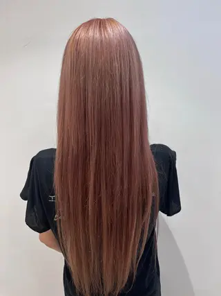 ロング カラー 🐺ウルフ× ハイトーン🐺MOEのヘアスタイル