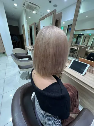 ミディアム カラー ハイトーン/デザイン 💎ryuyaのヘアスタイル