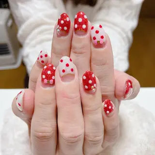 ネイル The Best Beauty受付担当のヘアスタイル