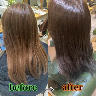 セミロング 🦋ふくい あやの🦋のヘアスタイル