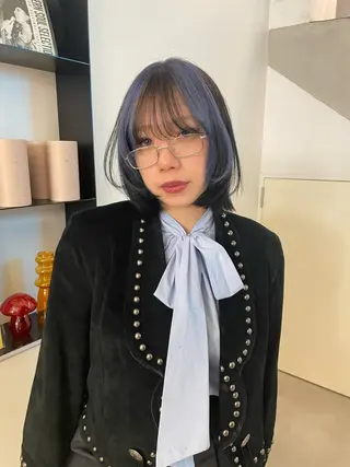 ショート カラー 🎀ボブ＋ハイトーン シュカ👶🏻のヘアスタイル