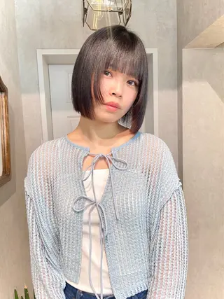 カラー スミレ /メンズ /コーンロウのヘアスタイル