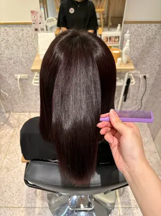 ミディアム カラー 暖色カラー/ パリジェンヌ💟みくのヘアスタイル