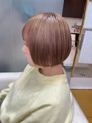 ショート カラー ヘアケアベースウィズ所属・柳川 玲也のヘアスタイル