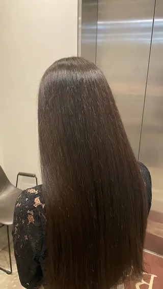 ロング メンズパーマ✨️/ 縮毛カラー🫧あきはのヘアスタイル