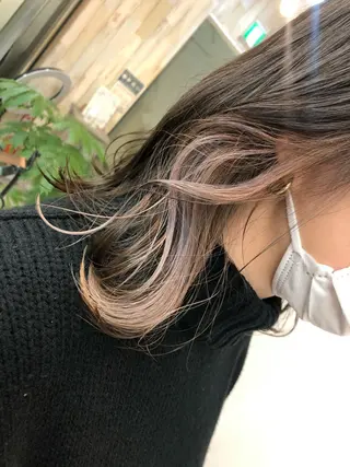 ショート カラー 前髪顔周り✂️店長 ❤️アマミヤ❤️のヘアスタイル