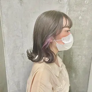 カラー 🫧BUBBLES 新所沢　かとうゆきのヘアスタイル