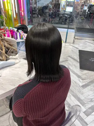 ミディアム カラー 冬っぽカラー/ マツエク/ゆきなのマツエク・マツパデザイン