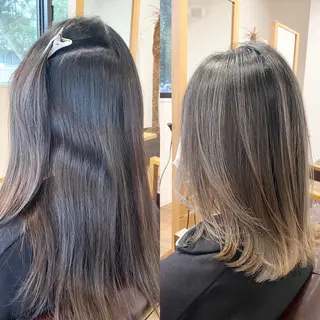 ミディアム KIZU 髪質改善 オカルト怪談のヘアスタイル