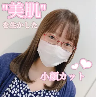 ミディアム 【悩み解決!美髪へ】 店長 平間 響のヘアスタイル