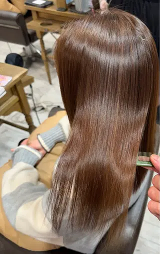 セミロング モデル募集中🐈‍⬛ 杉浦悠月のヘアスタイル