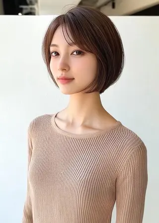 ショート 美髪×縮毛矯正 水上真由美😘のヘアスタイル