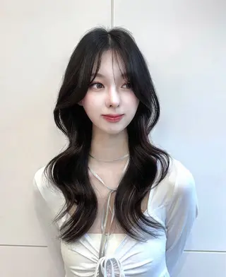 ミディアム カラー miuru/網紅ヘア 🇨🇳レイヤーのヘアスタイル