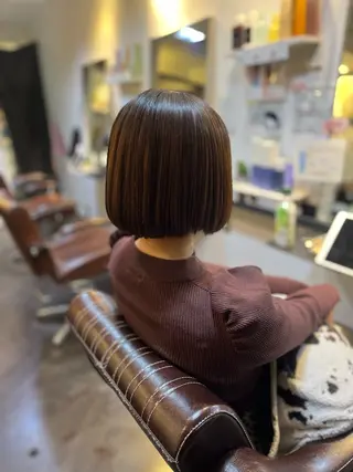 ショート youres  hair  髪質改善トリートメント&ヘッドスパ新宿三丁目店所属・髪質改善 芝井千晶のヘアスタイル