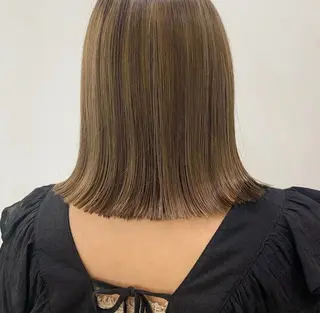 ミディアム riko*.+ﾟ 韓国風パーマのヘアスタイル