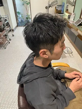 ショート メンズ レイヤーカット/艶髪 /パーマaikoのヘアスタイル