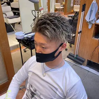 ショート カラー メンズ メンズスタイル 完全再現/仁翔のヘアスタイル