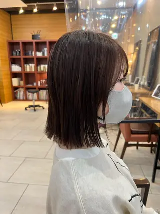 ショート カラー メンズカット曲がる 縮毛矯正佐々木タクマのヘアスタイル