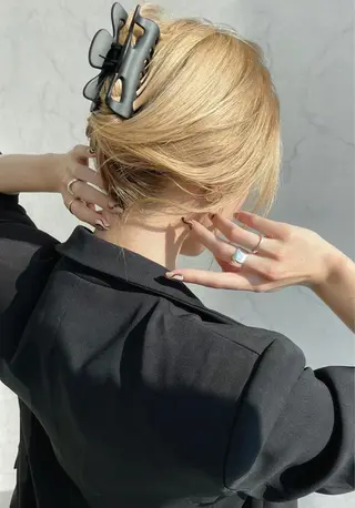 ミディアム チダアキフミ Ash大森のヘアスタイル