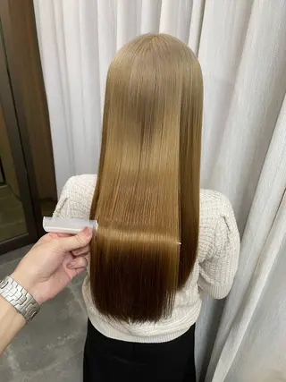 ロング SOYON西大寺店所属・ダブルカラー/ 髪質改善💎安藤のヘアスタイル