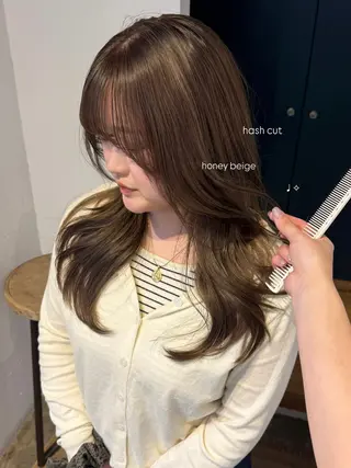 ロング カラー ヘアアレンジ ᵐⁱᵏⁱᵏᵒ / レイヤー★のヘアスタイル