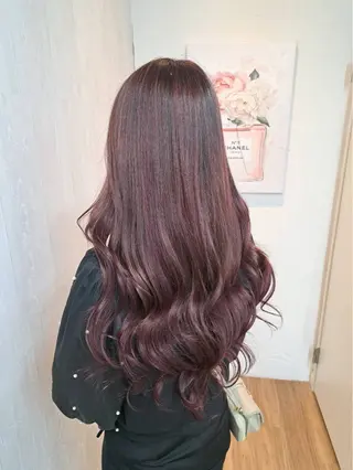 ロング カラー GLOSS 心斎橋 山上のヘアスタイル