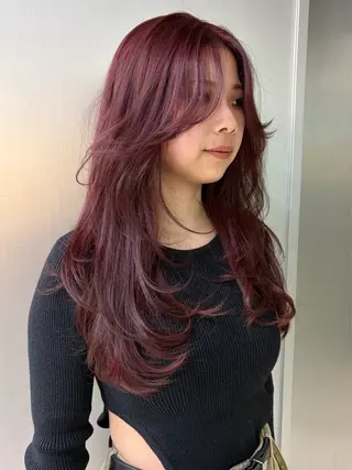 ロング 🫧ミズキ/レイヤー /バレイヤージュ🪄のヘアスタイル